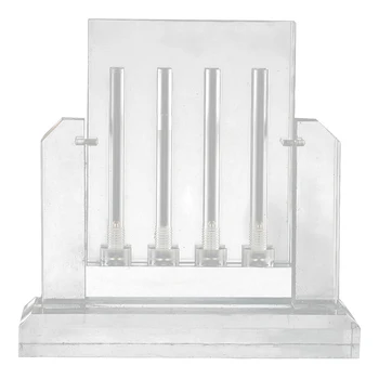 

Car Repairing Acrylic Accessories 4 Tubes Easy Use Leak Proof Maintenance Oil Quality Comparator Transparent Inspection Tools