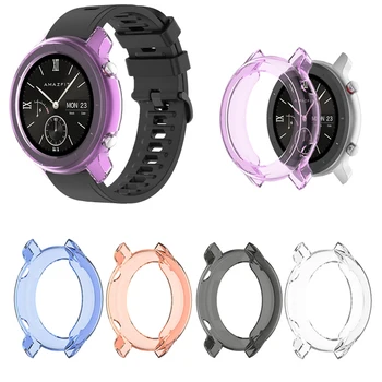

Ultra thin Case Cover Smart Watch belt Soft TPU Shell Protection Silicone Case For xiaomi huami Amazfit gtr 42 47mm Accessories