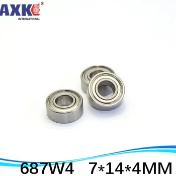 High Quality 687W4 S687W4 S687ZZW4 687ZZ 687ZZW4 687/4 ZZ 687 7*14*4 miniature deep groove ball bearing 7X14X4 MM