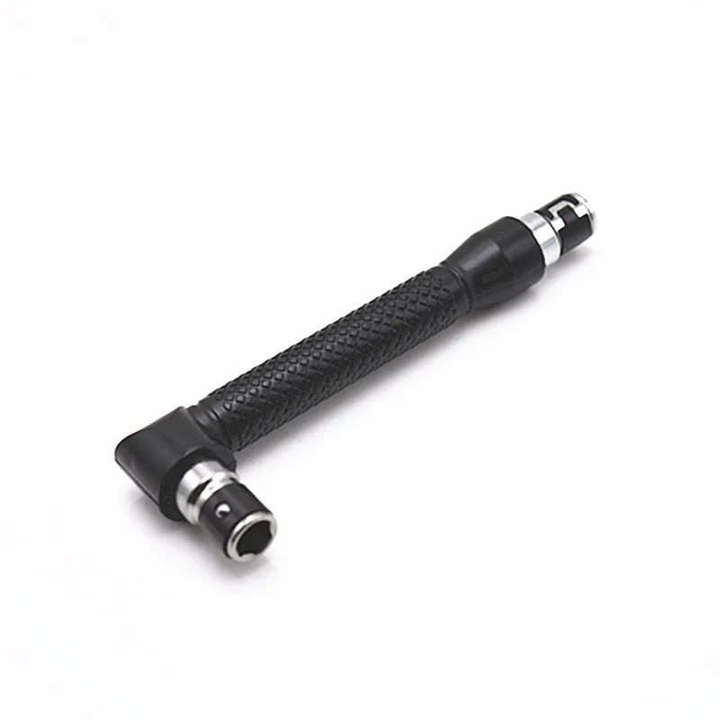 

1pc Universal Head 1/4" Adjustable Torque Wrench Hexagonal Key Wrench Set Key Ratchet Socket Hook Spanner Extension Bar