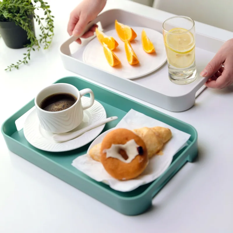 

Creative Kitchen Cutlery Storage Tray Fruits Plastic Plates Coffee Milk Cup Holder Tableware Drain Rack Bathroom Shelf