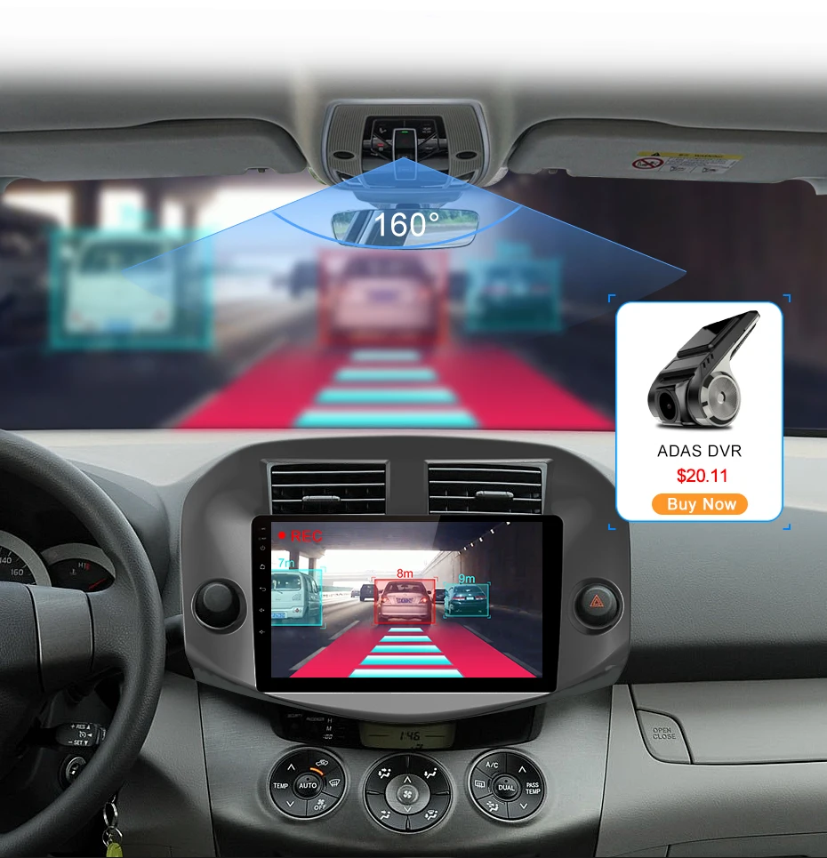 Discount Junsun V1 2G + 32G Android 9.0 For Toyota RAV4 2005 - 2007- 2013 Car Radio Multimedia Video Player Navigation GPS 2 din dvd 13 Discount Junsun V1 2G + 32G Android 9.0 For Toyota RAV4 2005 - 2007- 2013 Car Radio Multimedia Video Player Navigation GPS 2 din dvd 13