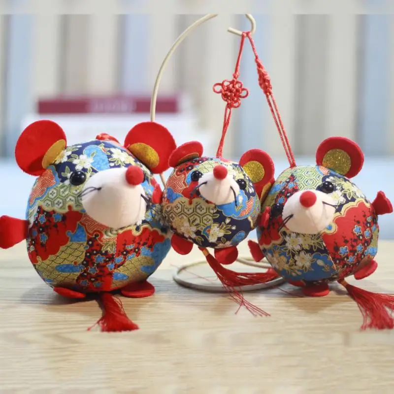 1 шт. милая крыса год талисман крысы плюшевая кукла в подарок Kawaii мультфильм