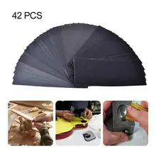 42 шт. зернистость наждачная бумага для деревянной мебели отделка металла шлифовальные автомобильные полировки