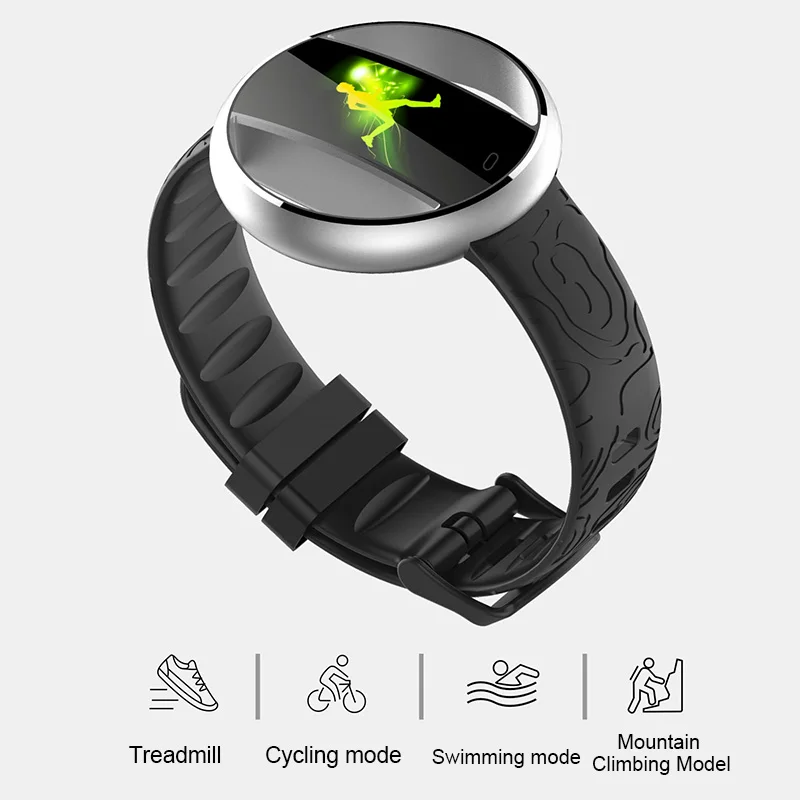 Smart Bracelet IP67 Waterproof Support Heart Rate Blood Pressure Sleep Detection New Arrival