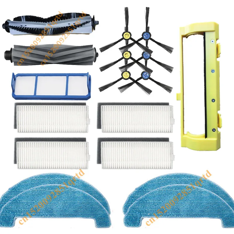 Roller Main Brush Cover Side Brush Hepa Filter Mop Cloth For