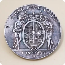 1786 ИК немецкие Штаты(шварцбург-рудолштадт) 1 Талер-Ludwig Gunther II имитация монеты