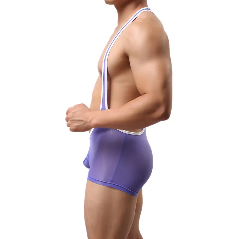 Мужские трусы сексуальное нижнее белье мужское боди прозрачный комбинезон