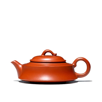 

Ancient Yue Tang Yixing Dark-red Enameled Pottery Teapot Pure Manual Teapot Tea Set Suit Sketch Household Infusion Of Tea Kettle