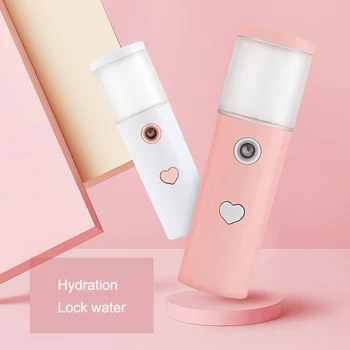 

27ML Nano Mist Sprayer Humidifier Mini Facial Moisturizer Moisturizing Skin Care USB Steamer Massage Spray Disinfection Tool