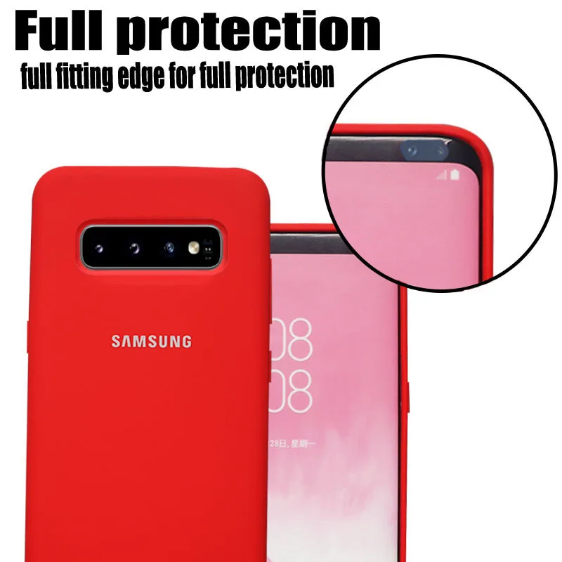 Чехол для samsung S10 в оригинальном стиле, чехол для samsung Galaxy S10 S10+ S10e S10 Plus, силиконовый чехол с закрытым дном, мягкий чехол для samsung S10