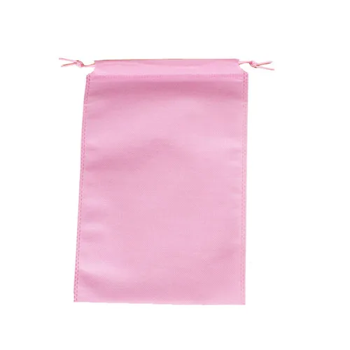 Pink 39X30 см тканевый мешок для обуви со шнурком нижнее белье для хранения для дома органайзер для путешествий портативный мини мешок для мелких предметов - Цвет: Pink