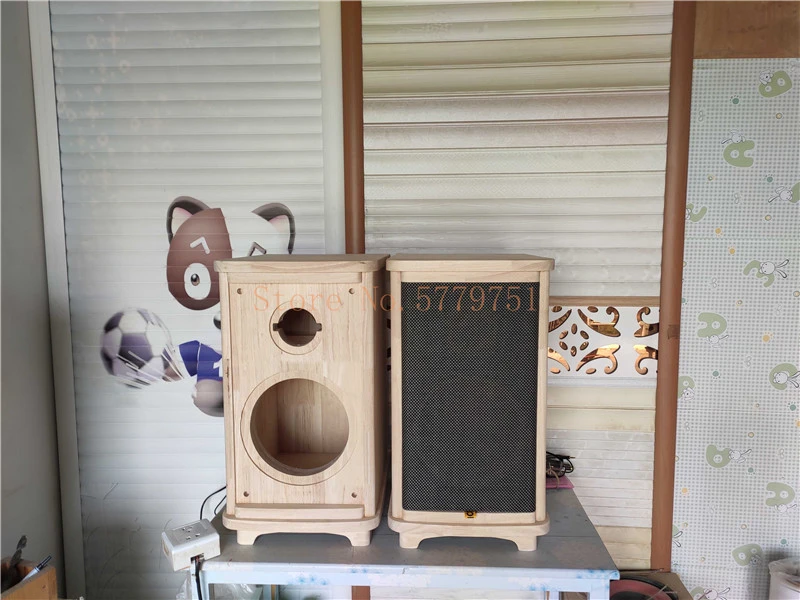 Caja de altavoz de madera maciza de 12 pulgadas, de vacía, Subwoofer de coche, Cañón de neumático, altavoz de carcasa de altavoces| - AliExpress