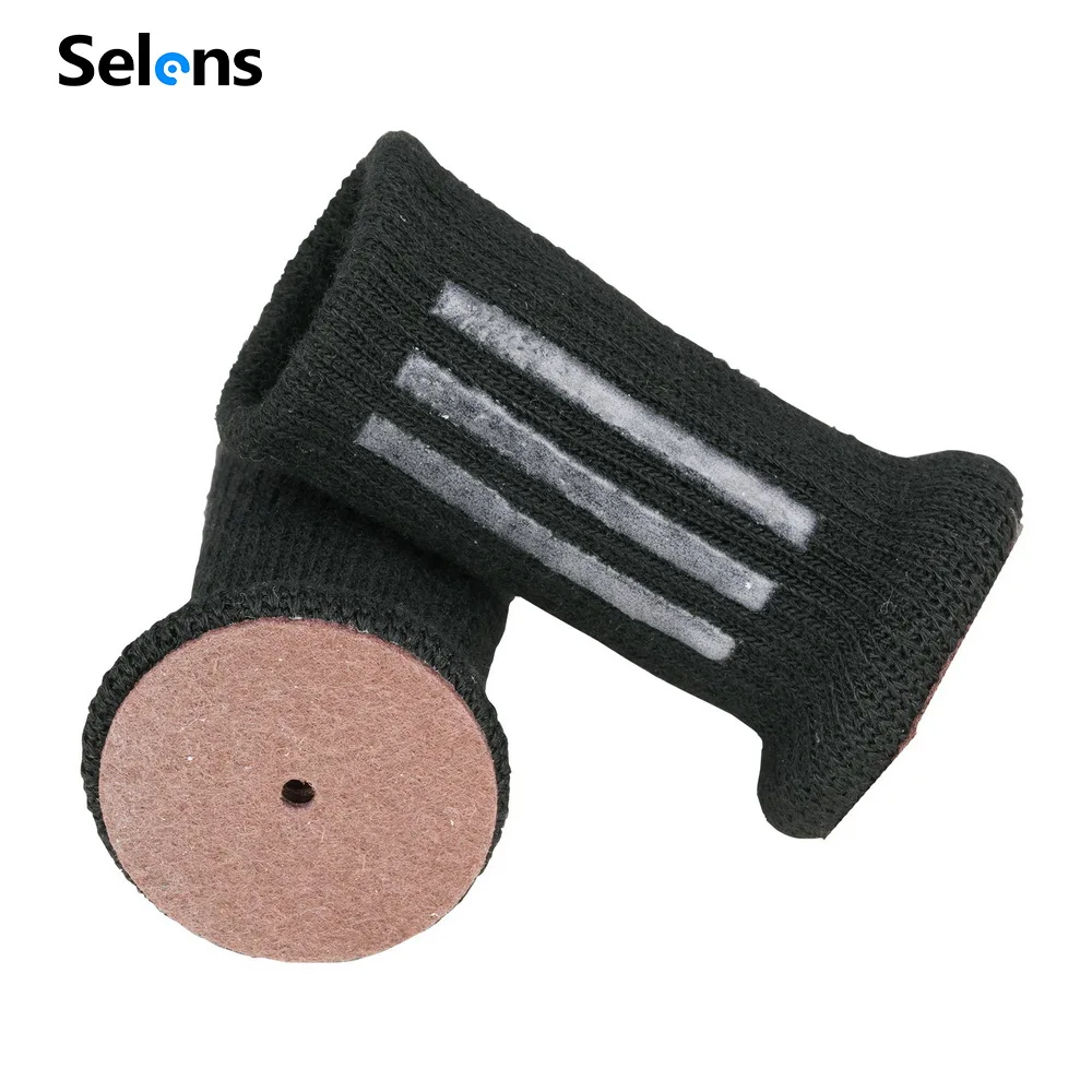 Selens Photography Light Stand Foot Protection Non-slip Studio Stainless Steel Light Stand Leg Cover for Tripod