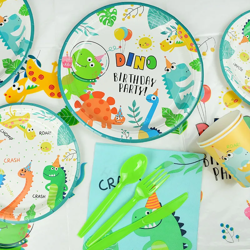 Stoviglie USA e Getta,Il Set di Posate per Feste Include Posate,tovaglie,tovaglioli,Cappelli per Compleanno,ECC mreechan Dinosauro Party Set per Compleanno,Natale,Ringraziamento,ECC. Stoviglie USA e Getta,Il Set di Posate per Feste Include Posate,tovaglie,tovaglioli,Cappelli per Compleanno,ECC mreechan Dinosauro Party Set per Compleanno,Natale,Ringraziamento,ECC.