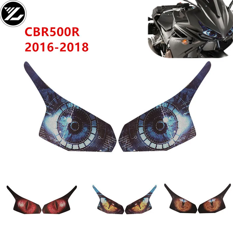 Для HONDA CBR500R CBR500 R 2016 2017 2018 аксессуары для мотоциклов фар защита стикер фары глаз