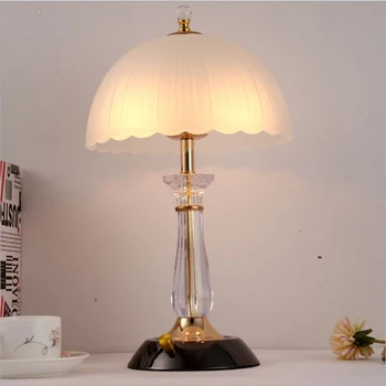 

Modern Glass Tble Lamp Bedroom Bedside Light European Fashion Table Lamp