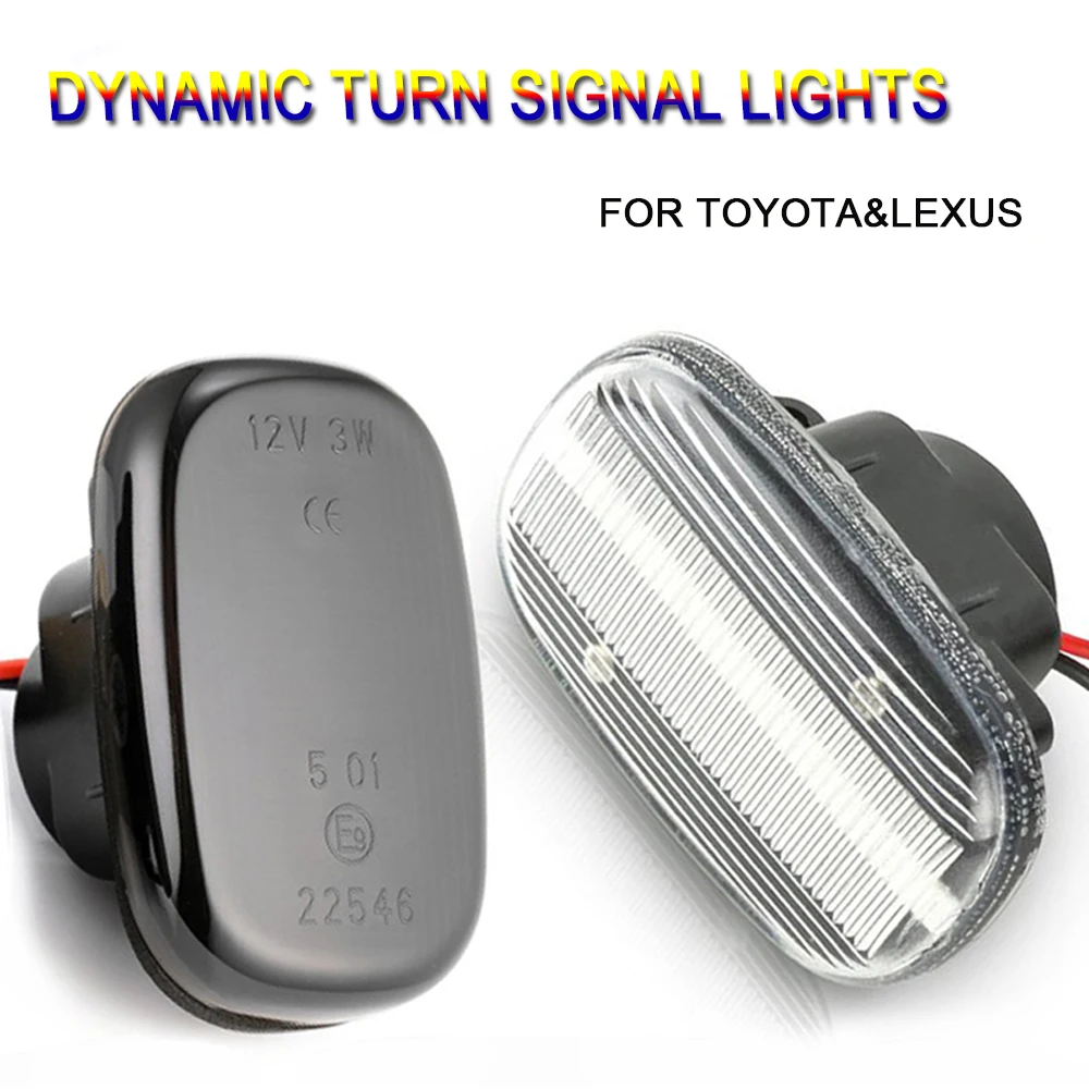 

led water flowing turn signal dynamic lights for Lexus GS 300 JSZ147 RX XU1 RX 300 MCU15 RX 330 350 GSU3 MHU3 auto accessories
