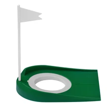 Golf Putting Trainer with Detachable Hole Flag Putting Green Training Putter Practice Aid for In/Outdoor Golf Putting Practice