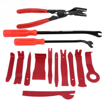 

14pcs Auto Radio Panel Door Clip Panel Trim Dash Tool Fastener Clip Pliers Door Clip Panel Dashboard Removal Tools Kit