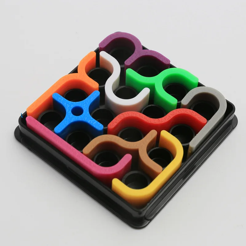 Креативная 3D интеллектуальная головоломка сумасшедшая кривая игра-головоломка судоку Геометрическая линия матрица головоломка игрушки для детей обучающая игрушка, подарок