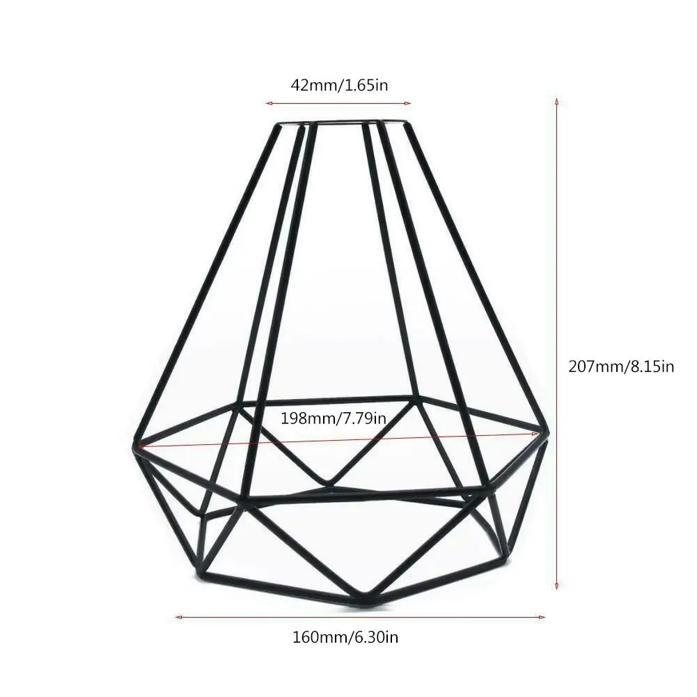 Абажур подвесной светильник Декор промышленный кулон тонкая проволока клетка стиль ретро Клетка Стиль потолок Металл легко подходит для дома