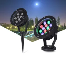 Светодиодный проекционный светильник, проекционный светильник 9W12W, прожекторы для газонов, наружные прожекторы, рекламные вывески, освещение деревьев, наружный wat