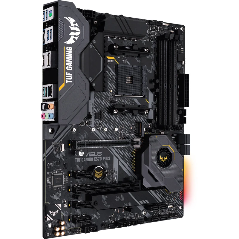 Новая оригинальная материнская плата ASUS TUF X570 PLUS игровой материнской платы + R5
