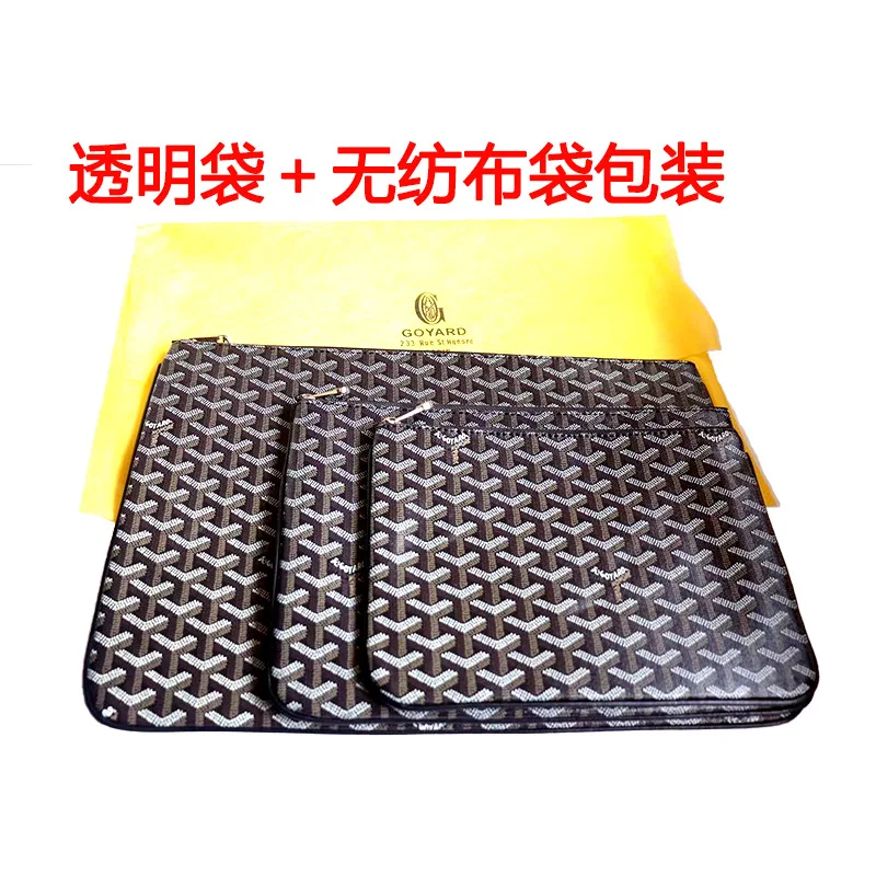 

2019 New Style Korean-style Goyard Handbag Wu Yifan Celebrity Style Bag Briefcase Large, Medium And Small Size Printed WOMEN'S B