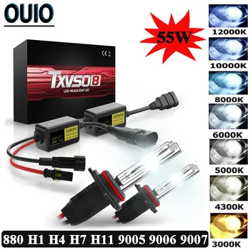 

TXVSO8 H7 55W HID MINI Slim Ballast kit Xenon Headlight Bulbs H1 H4 H11 9005 9006 3000K 4300K 6000K 8000K 12V Car LED Head Light