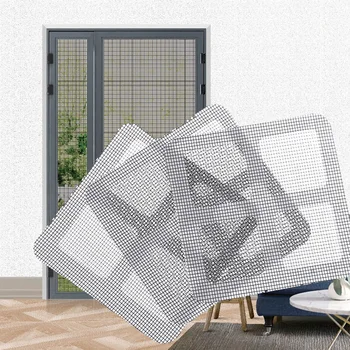 

3/5pcs Self-adhesive Fix Window gauze Anti-insect Fly Bug Screen Window Repair Mesh Subsidies Drainage Holes Covering Net