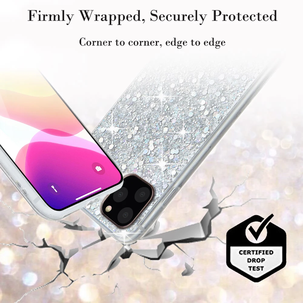 LLZ. COQUE милый Алмазный чехол для телефона для IPhone 11 Pro XS Max XR X 6 6S Plus 5 5S SE 7 8 Plus Блестящий силиконовый чехол Funda Capas