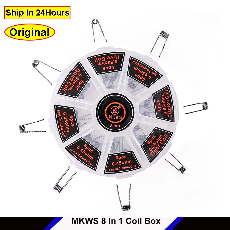MKWS 8 в 1 комплект собранной нагревательной проволоки для самостоятельной сборки