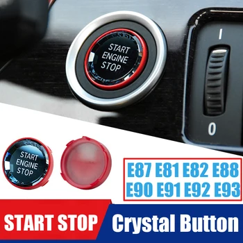 

Nice Car Styling Crystal START STOP ENGINE Button Switch Sticker For BMW 1 3 series E87 E81 E82 E88 E90 E91 E92 E93 Accessories