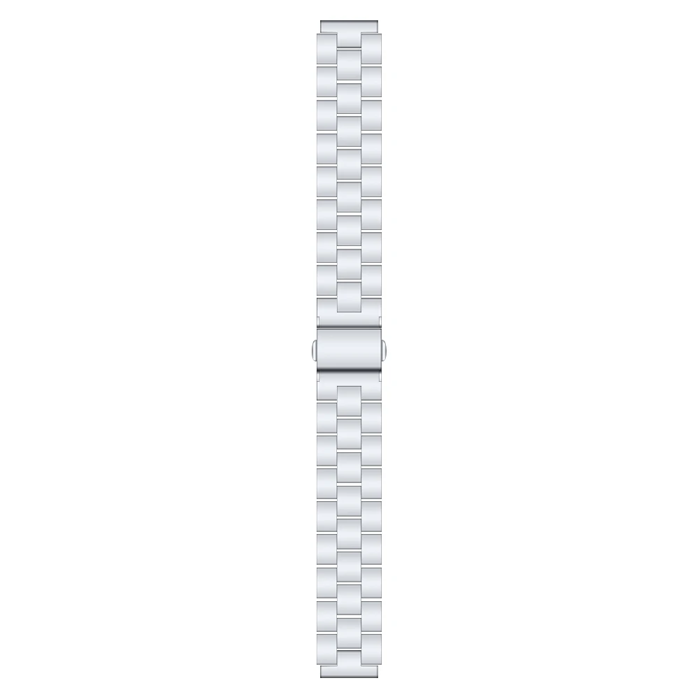 Silver Galaxy Fit-e R375 ремешок из нержавеющей стали ремешок для часов фитнес-ремень женский мужской браслет ремень для samsung SM-R375 ремешок на запястье - Цвет ремешка: Silver