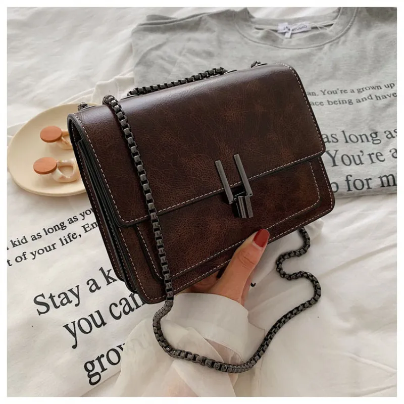 

bags for women 2020 hand purse designer messenger vintage Fashion retro simple chain mini commuter all-match