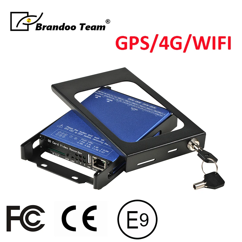

GPS 4G WIFI 4 Channel Car DVR H.265/H.264 SD Card DVR Recorder with G-sensor for Car Taxi School Bus Monitoring
