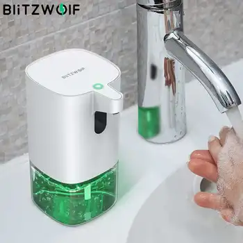 

BlitzWolf 300mL Automatic Foam Soap Dispenser Near-field Infrared Sensor Kitchen Bathroom IPX4 Waterproof Liquid Soap Dispenser
