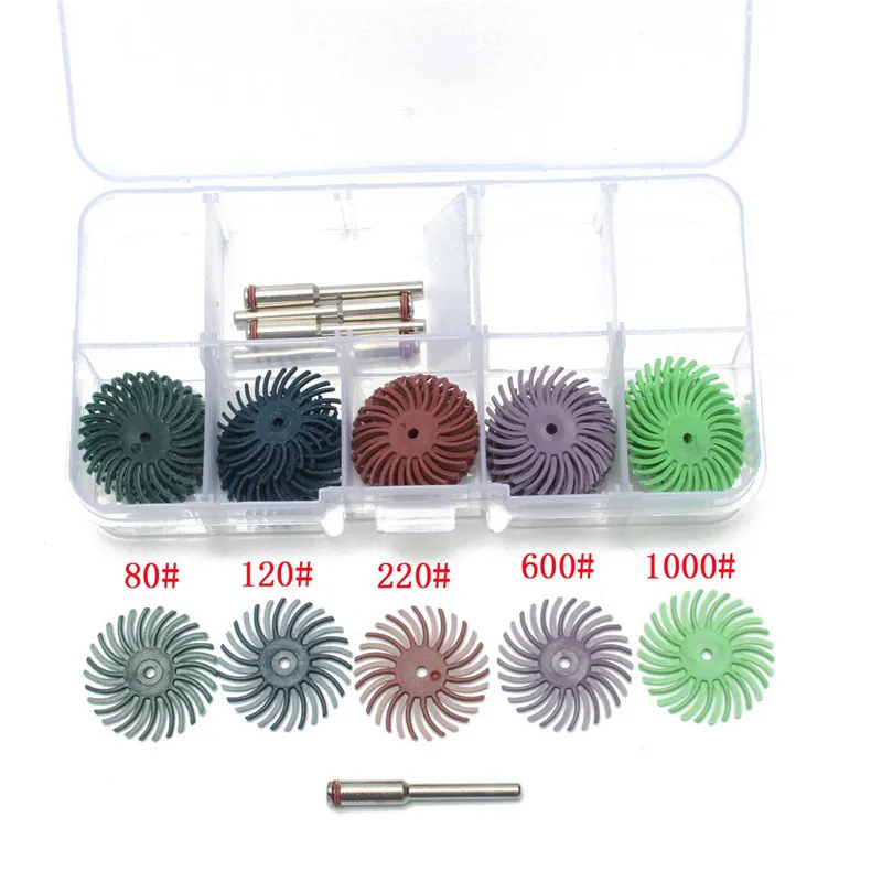 

30PC Boxed Cyclone Blade Slit round Polishing Wheel