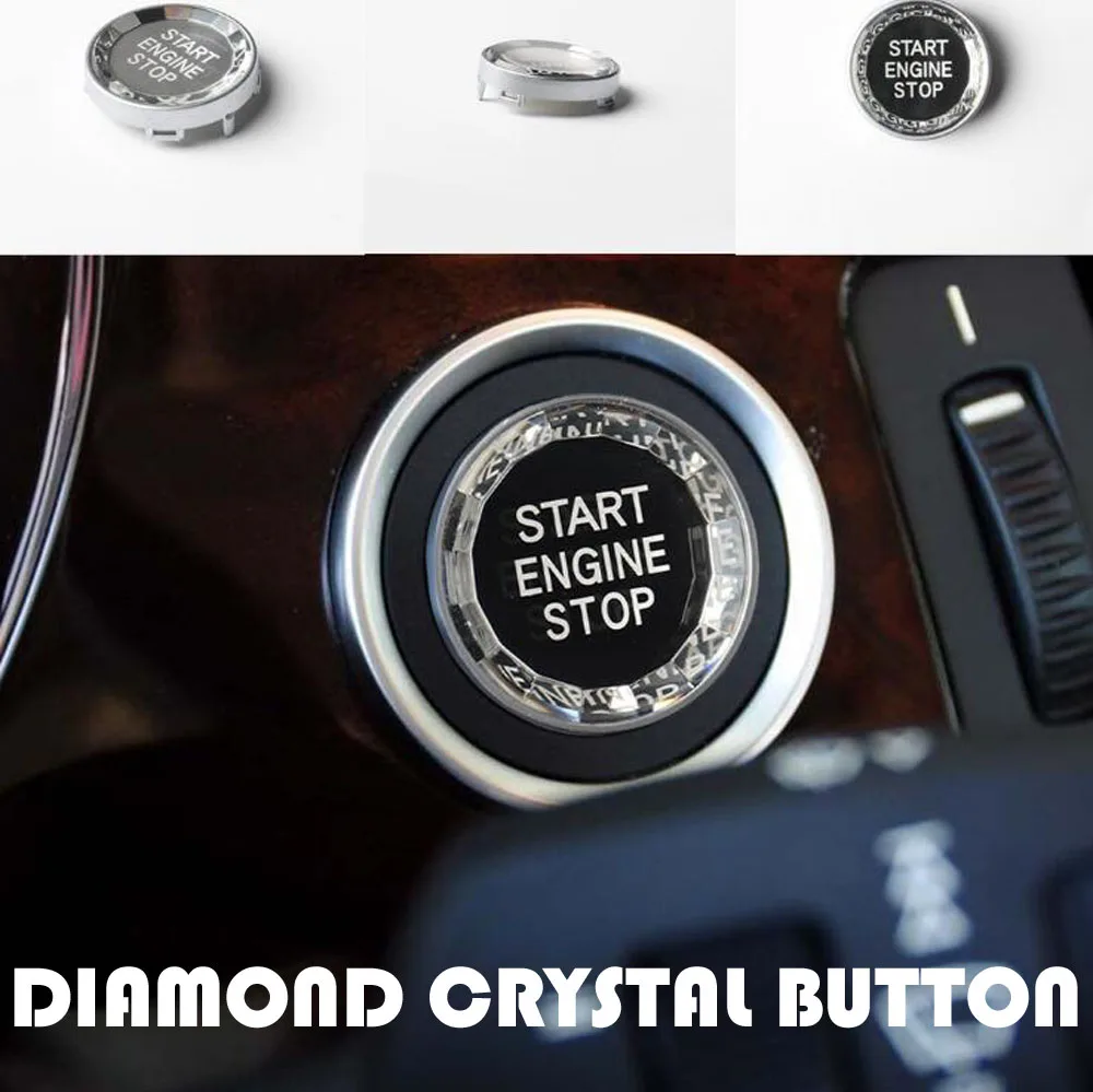 crystal button