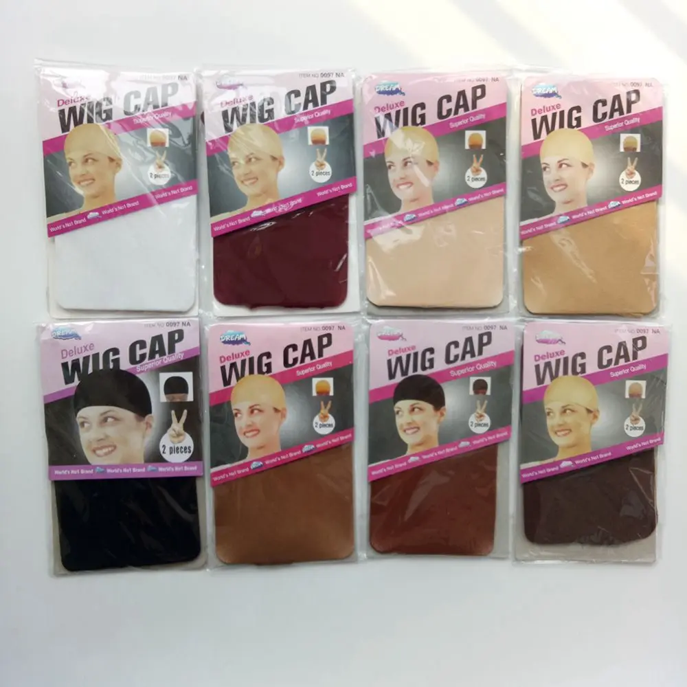 

100pcs/Lot Clearance New Deluxe Wig Cap Hair Net For Weave Hair Wig Nets Stretch Mesh Wig Cap For Making Wigs