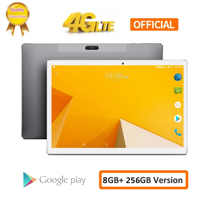 CARBAYTA планшетный ПК 10 1 дюймов 4G сеть Android 8 0 ГБ ОЗУ 256 Гб ПЗУ MT6797 X20 Дека ядро 2560*1600 8000