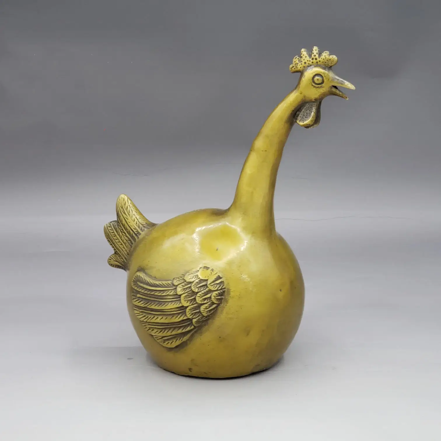 

Статуи и скульптуры из чистой меди и латуни, цыплята, петух, кастрюля, задний поток, благовония, горелки, украшение, металлические поделки, талисман, домашний декор