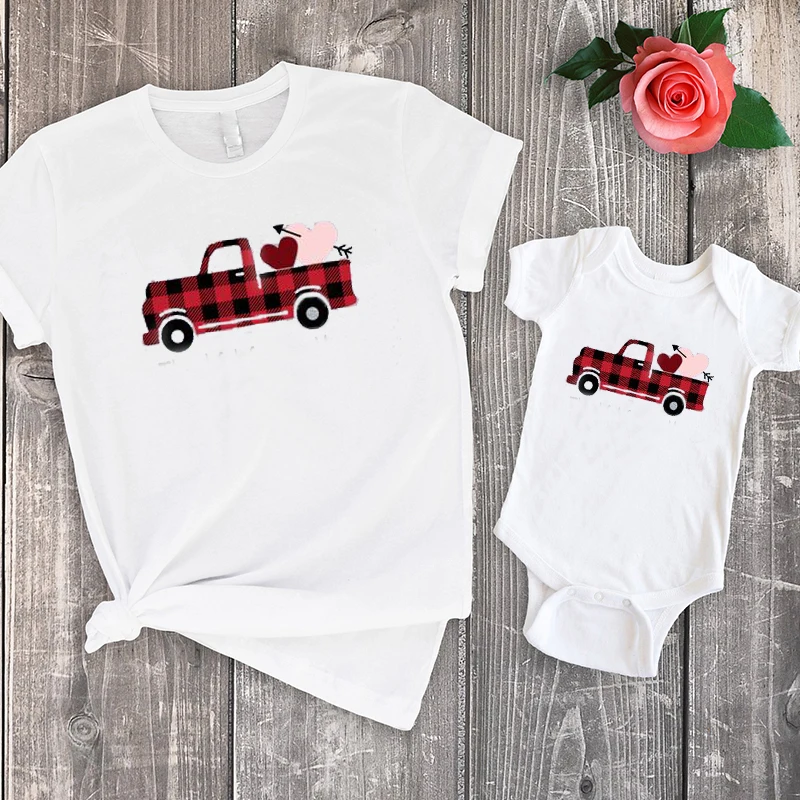 Fashion Plaid Tshirt Family 