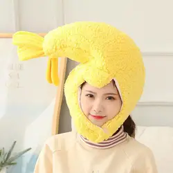 TYY gorro de felpa de dibujos animados, suave y divertido, para invierno, 2022