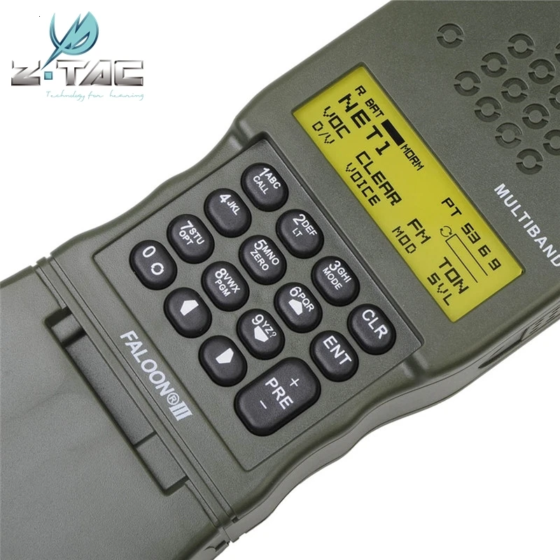 Военный Вентилятор Z-TAC можно модифицировать AN/PRC152 walkie-talkie shell Radio hand модель Z020