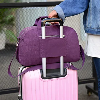 

Shoulder bag short trip business travel luggage multifunctional clothing storage student trolley bag