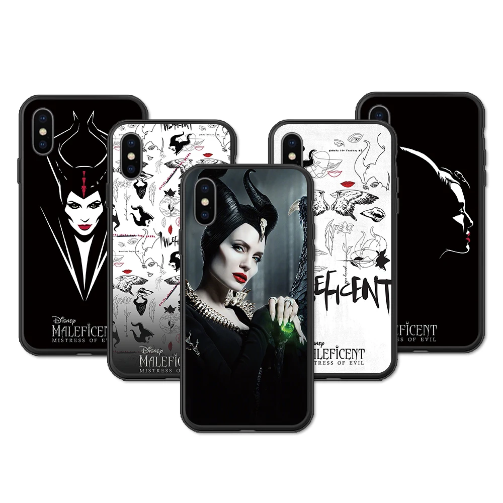 Силиконовый чехол для телефона iphone 11 PRO X XS MAX XR apple 7 8 6 6s Plus Maleficent Mistress of Evil мягкий |