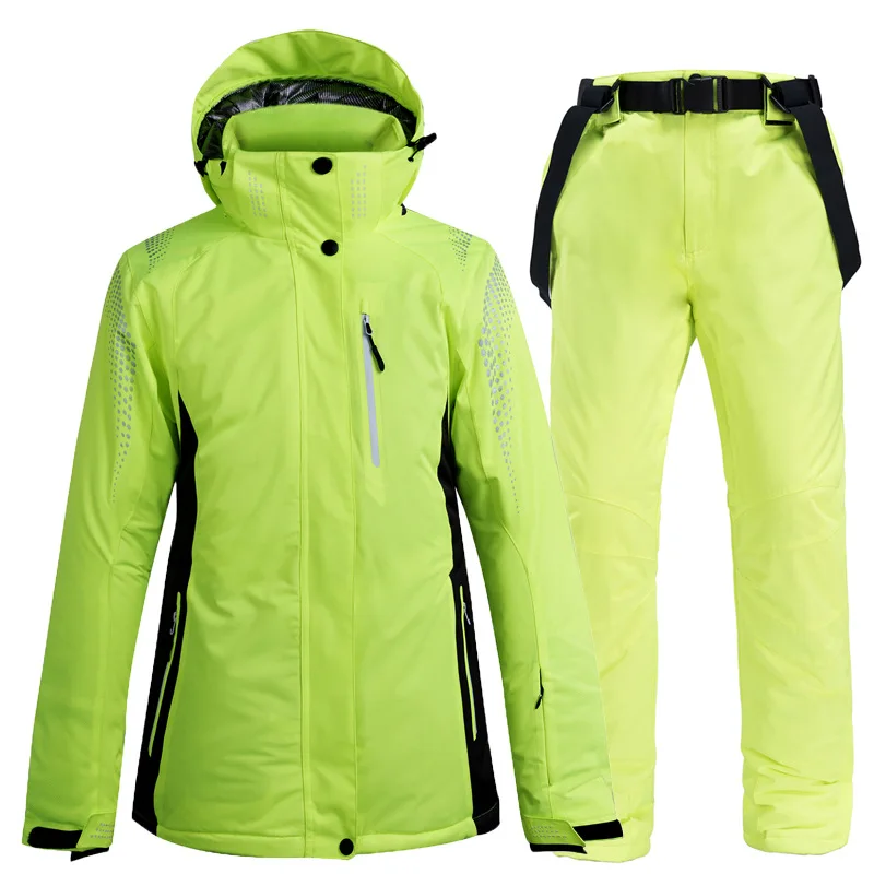 

Ski Suit Men Winter Warm Windproof Waterproof Couple Ski Suit Outdoor Sports Snow Women Jackets Pants Hot Ski Snowboard Jacket