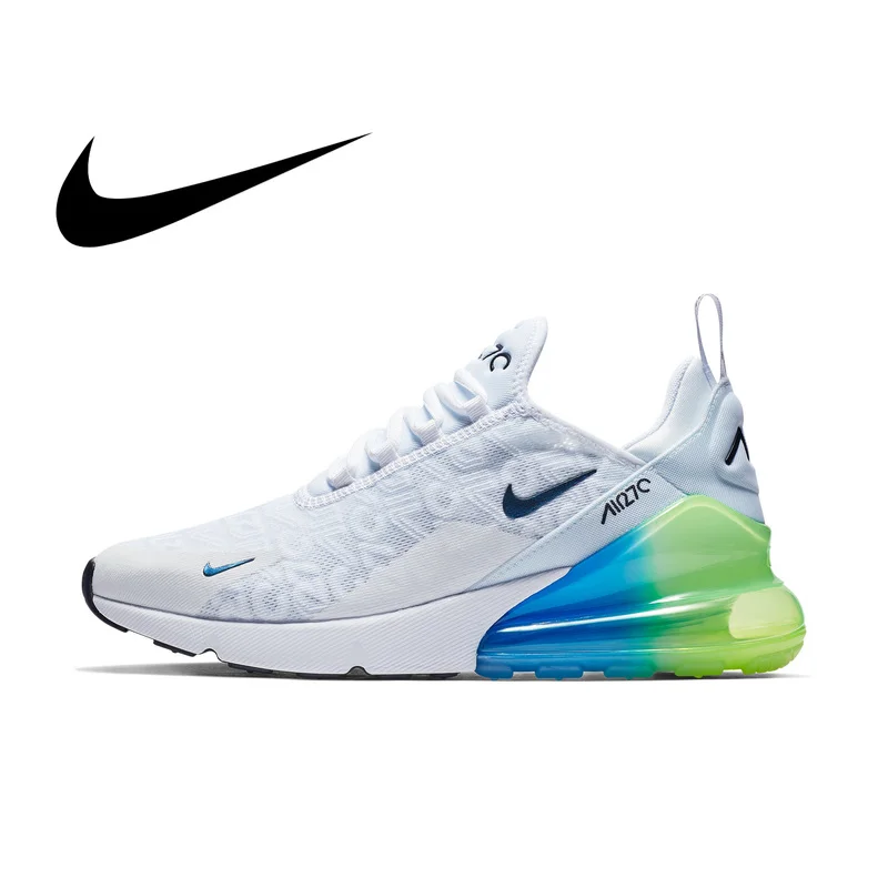 Оригинальные мужские кроссовки для бега Nike Air Max 270 спортивные дышащие на шнуровке